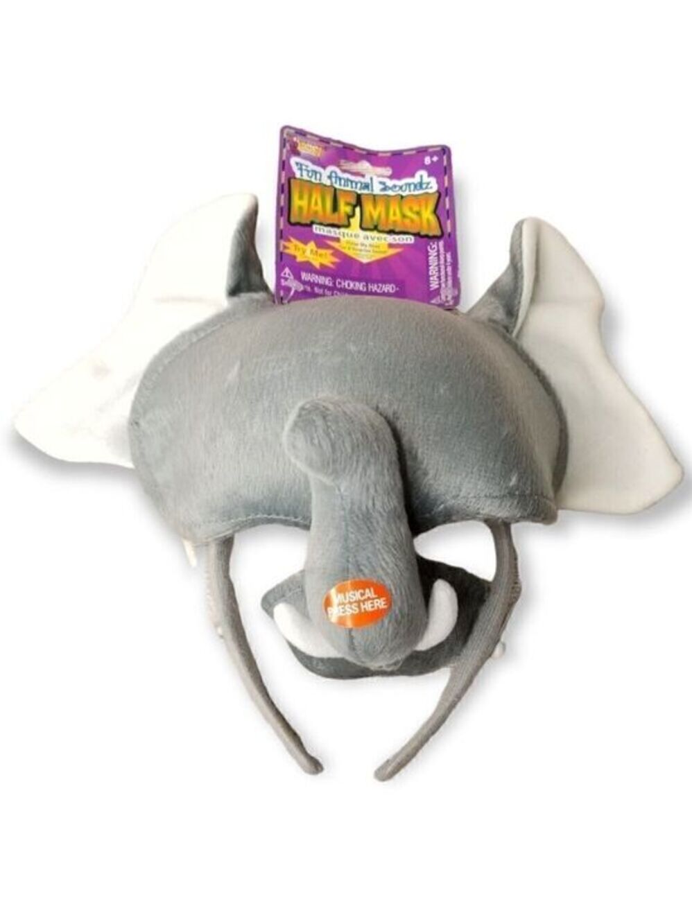 Elephant Adult Plush‎ Costume Half Mask